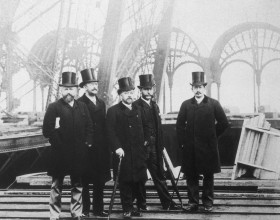 Gustave Eiffel y sus colaboradores 