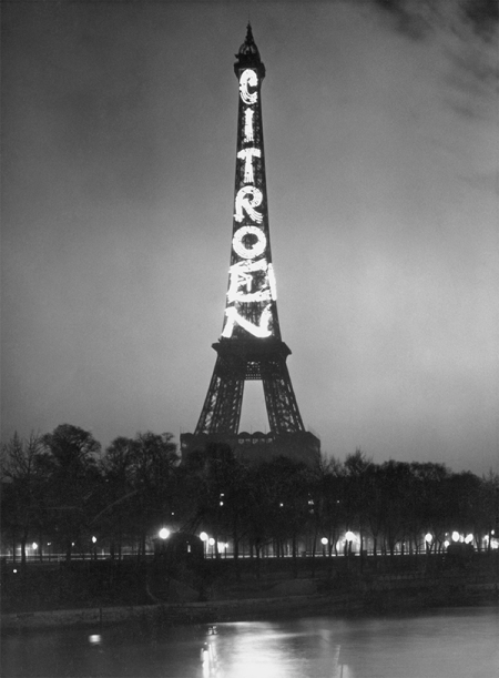 Iluminaciones de la Torre Eiffel Citroën