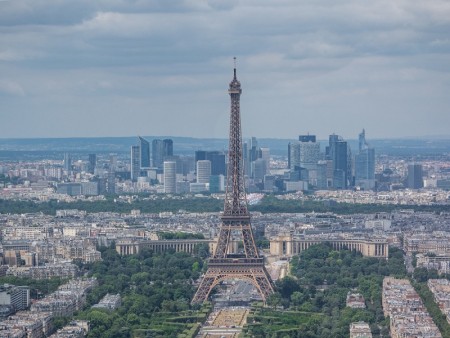 La Torre Eiffel desde la Torre Montparnasse
