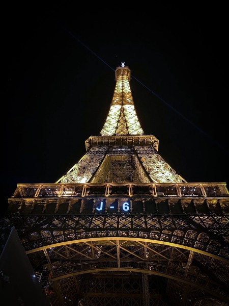 Foto del recuento de la Torre Eiffel