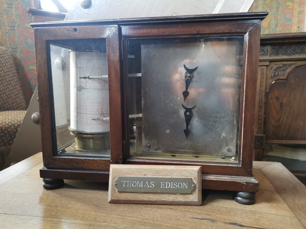 En la oficina de Gustave Eiffel