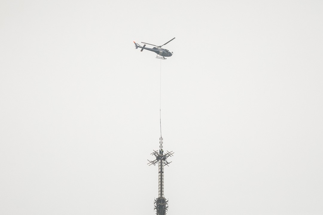 Instalación de la antena TDF